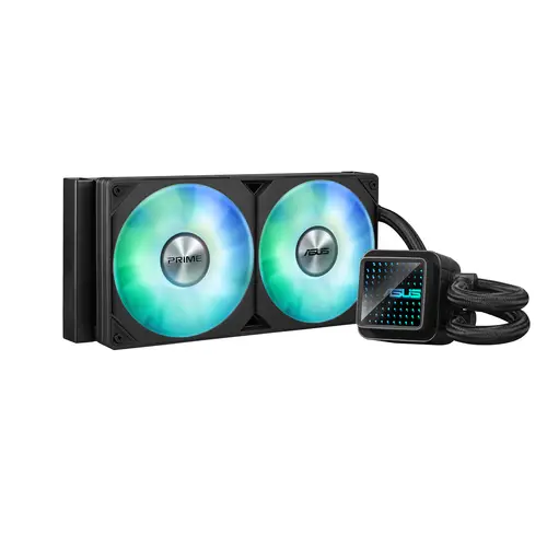 Prime LC 240 ARGB Carcasa del ordenador Sistema de refrigeración líquida todo en uno 12 cm Negro - Imagen 3