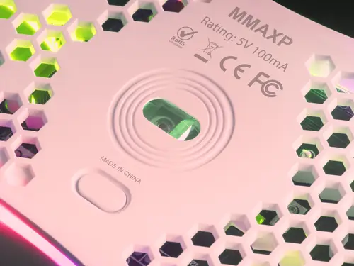 MMAX, Ratón Ultraligero 69g, Óptico 12400DPI, Chroma RGB, Soft, Rosa - Imagen 6