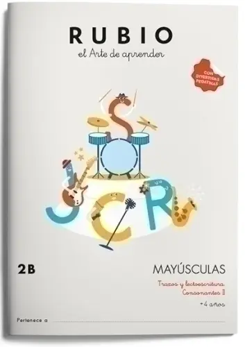 CUADERNO RUBIO MAYUSCULAS 2B - Pack de 10 unidades