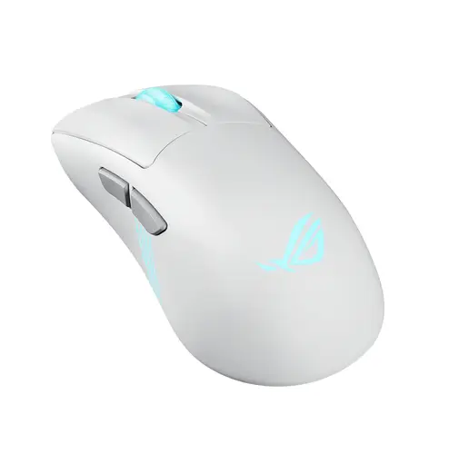 ROG Keris II Origin WHT ratón Juego mano derecha RF Wireless + Bluetooth + USB Type-A Óptico 42000 DPI - Imagen 8