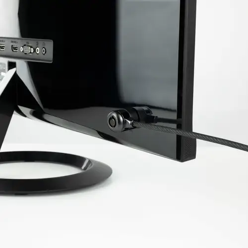 Cable de Seguridad con Llave para Portátiles 1.5 metros, Gris Oscuro - Imagen 4