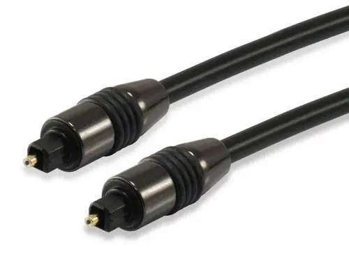 147922 cable de audio 3 m Toslink Negro - Imagen 1