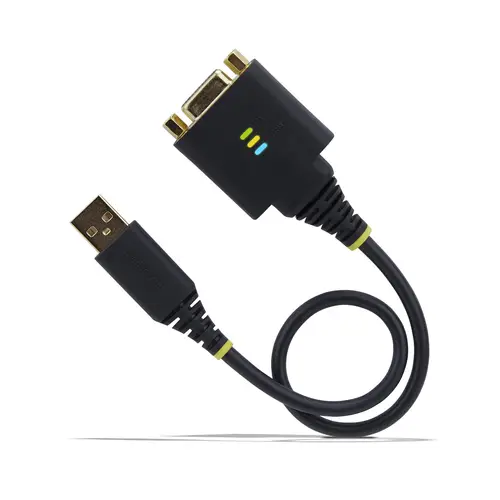 Cable Adaptador USB a Módem Nulo Serie DCE de 30cm - con Retención COM - FTDI - RS232 - con Tornillos/Tuercas Intercambiables - Windows/macOS/Linux - Imagen 7