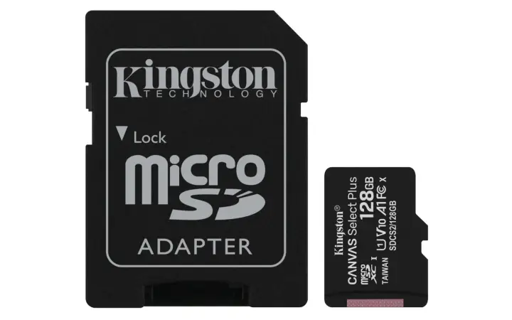 Canvas Select Tarjeta micSDXC Plus 100R A1 C10 de 128 GB + ADP