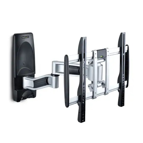 Soporte de Montaje Articulado de Pared para Televisores - Soporte VESA de Pared - Soporta TV Plano o Curvos de 65" o 45kg - Perfil Bajo Retraible - de Esquina - Imagen 1