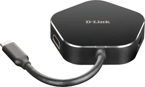 DUB-M420 base para portátil y replicador de puertos Alámbrico Thunderbolt 3 Aluminio, Negro - Imagen 1