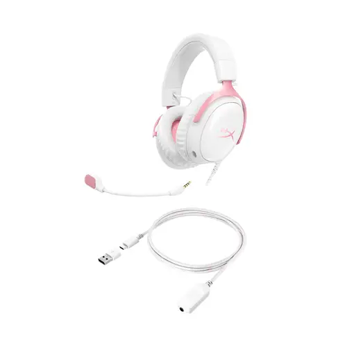 Cloud III - Auriculares gaming (blancos/rosas) - Imagen 7