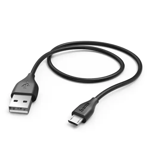 1.4m, USB2.0-A/USB2.0 Micro-B cable USB 1,4 m USB A Micro-USB B Negro - Imagen 1