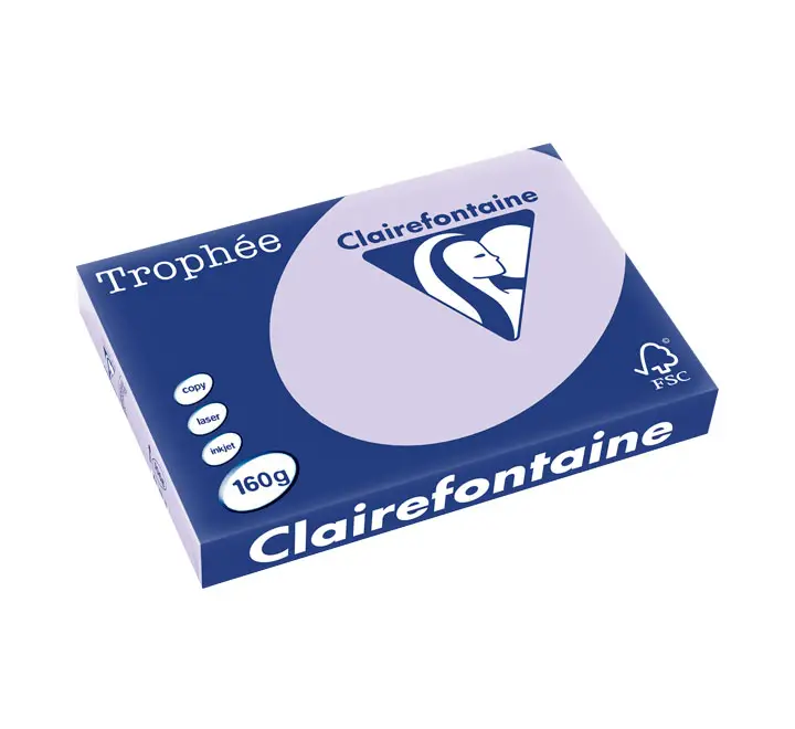 PAQ. 250H PAP. TROPHEE CLF SUAVE A3 160G LILA