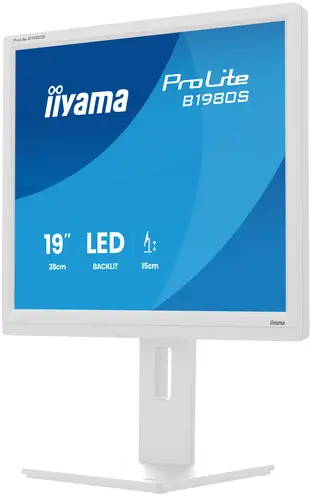 ProLite B1980S-W1 pantalla para PC 48,3 cm (19") 1280 x 1024 Pixeles SVGA LED Blanco - Imagen 7