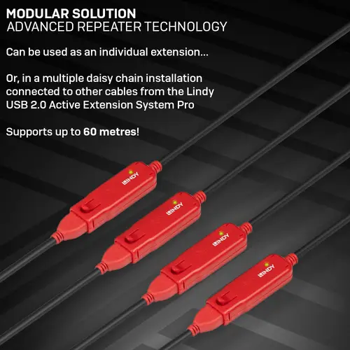 42782 cable USB USB 2.0 12 m USB A Negro - Imagen 7