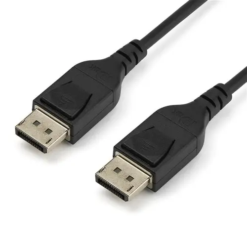 Cable DisplayPort 1.4 de 2m - Certificado VESA - 8K 60Hz - HBR3 - HDR - Super HD - Cable Delgado de Monitor DP a Conector DP - UltraHD 4K 120Hz - Cable Delgado de Vídeo DP 1.4 - Imagen 1