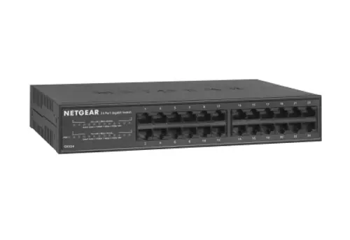 GS324 No administrado Gigabit Ethernet (10/100/1000) Negro - Imagen 3