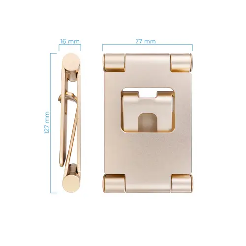 Keops Soporte pasivo Teléfono móvil/smartphone, Tablet/UMPC Oro - Imagen 6