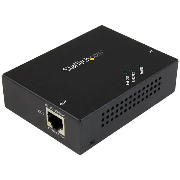 Gigabit PoE+ Extender - 802.3at/af - 100m