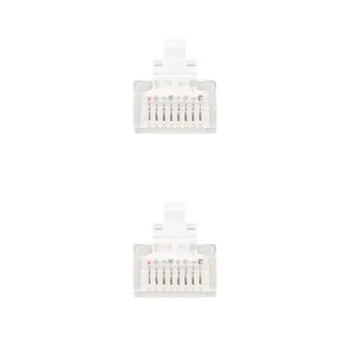 Cable Red Latiguillo RJ45 CAT.6 UTP AWG24, Blanco, 25 cm - Imagen 3