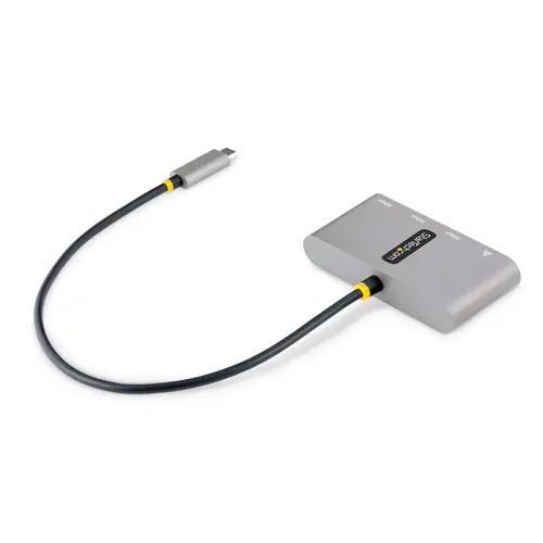 Hub Adaptador USB-C con Ethernet de 3 Puertos USB-A - Red Ethernet Gigabit RJ45 - USB 3.0 5Gbps - Alimentado por el Bus - Cable de 30cm - Ladrón Concentrador USB Tipo C a USB A - Imagen 2
