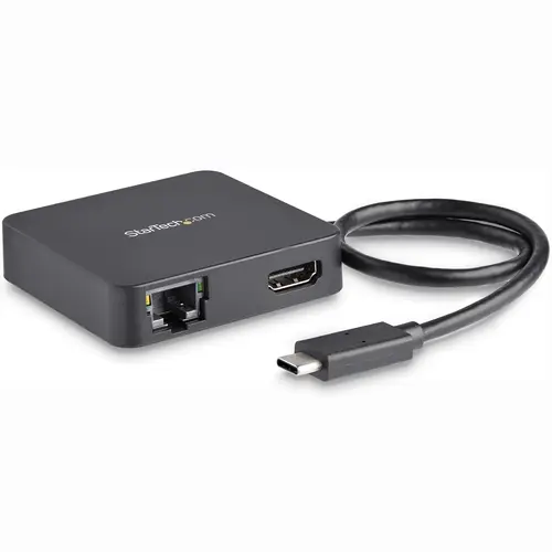 Adaptador Multipuertos USB C - Mini Dock Portátil USB-C 4K HDMI - Gigabit Ethernet - Hub USB 3.0 (1x USB-A 1x USB-C) - Adaptador Multi USB TipoC - Compatible con Thunderbolt 3 - Imagen 1