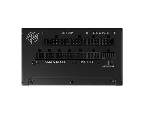 MPG A1000G PCIE5 unidad de fuente de alimentación 1000 W 20+4 pin ATX ATX Negro - Imagen 2