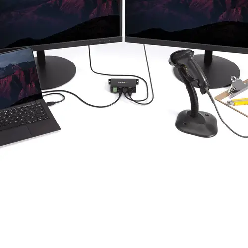 Hub Industrial de 4 Puertos USB 2.0 con Protección Antiestática ESD - Imagen 4
