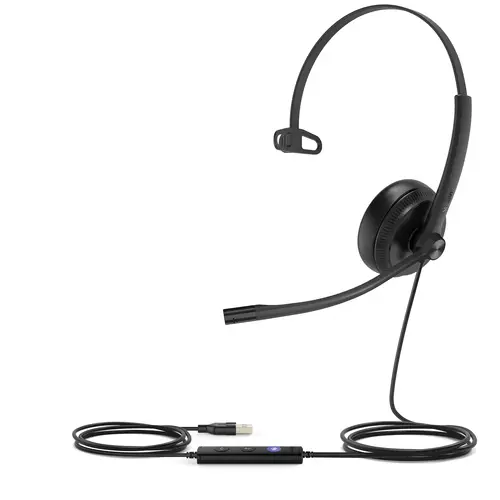 UH34 Mono Teams Auriculares Alámbrico Diadema Oficina/Centro de llamadas USB tipo A Negro - Imagen 3
