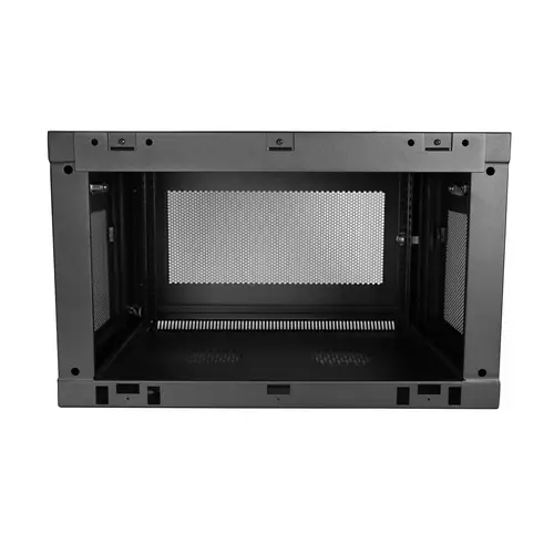 Armario Rack de Pared para Servidores 6U 19" 2 Columnas y Estante 1U - Rack de Servidores de Montaje en Pared - Rack Ventilado para Equipo de Red - Imagen 3