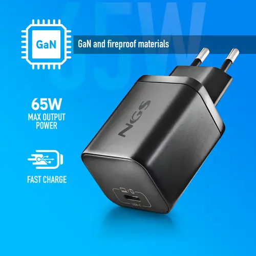 BUD 65W-H Universal Negro Corriente alterna Carga rápida Interior - Imagen 19