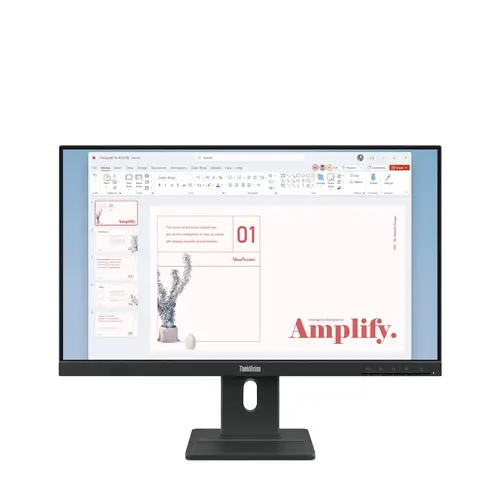ThinkVision E24-40 pantalla para PC 60,5 cm (23.8") 1920 x 1080 Pixeles Full HD LCD Negro - Imagen 1