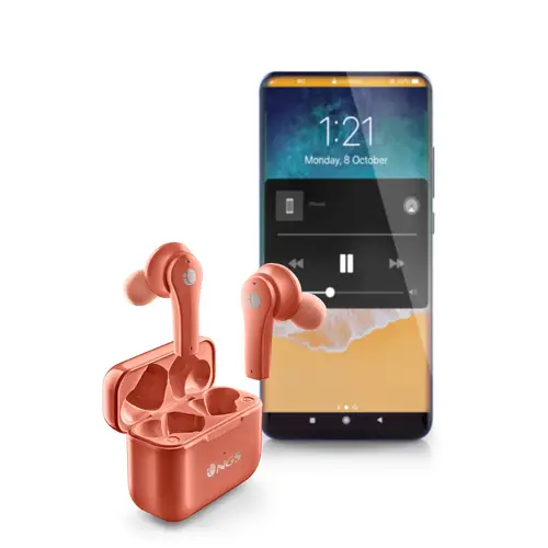ARTICA BLOOM Auriculares Inalámbrico Dentro de oído Llamadas/Música USB Tipo C Bluetooth Coral - Imagen 8
