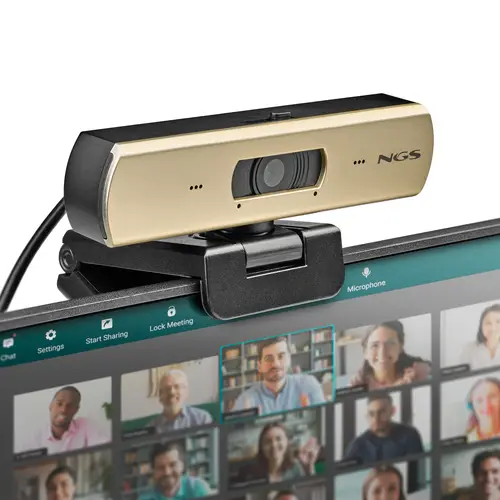 XPRESSCAM 4000 cámara web 12 MP 3840 x 2160 Pixeles USB 2.0 Negro, Oro - Imagen 4