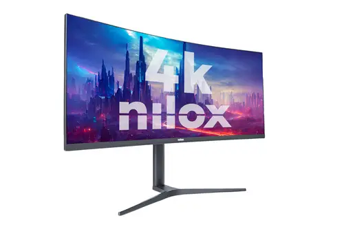 MONITOR 34" NXM344KD11 ULTRAWIDE 4K CURVO 144HZ 2HDMI 2DP 1MS MMDIA pantalla para PC 86,4 cm (34") 3440 x 1440 Pixeles UltraWide Quad HD LED Negro - Imagen 3