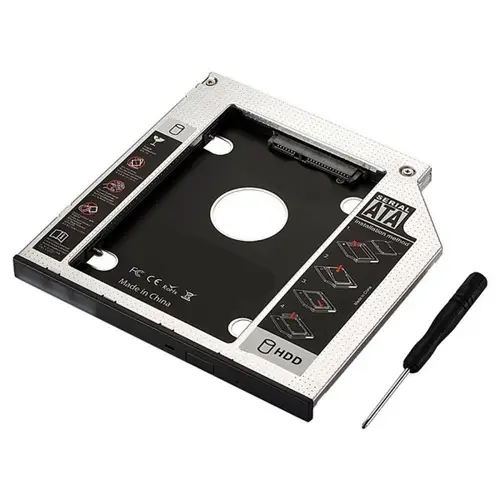 EW7003 Acrilonitrilo butadieno estireno (ABS), Aluminio Negro, Blanco funda para disco duro externo - Imagen 2