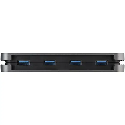 Hub Ladrón USB C de 4 Puertos - 4x USB-A - Concentrador USB 3.0 Tipo C de 5Gbps (USB 3.2 Gen 1) - Hub Portátil USB-C a USB-A - con Cable de 28,5cm con Gestión de Cableado (HB30CM4AB) - Imagen 3