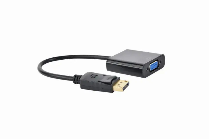 A-DPM-VGAF-02 adaptador de cable de vídeo 0,15 m VGA (D-Sub) DisplayPort Negro