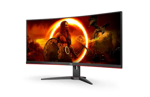 G2 CU34G2XE/BK pantalla para PC 86,4 cm (34") 3440 x 1440 Pixeles Wide Quad HD LCD Negro, Rojo - Imagen 5