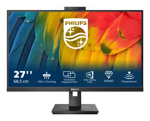 5000 series 27B1U5601H/00 LED display 68,6 cm (27") 2560 x 1440 Pixeles Quad HD LCD Negro - Imagen 2