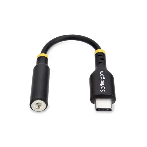 Adaptador de Audio USB-C a 3,5mm TRRS Minijack - Adaptador de Audio USB Tipo C para Auriculares con Micrófono - DAC de 32bits - de Portátil/Móvil/Tablet - Compatible con USB-C/Thunderbolt - Imagen 2