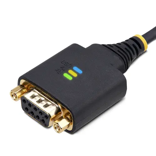 Cable Adaptador USB a Serie de Módem Nulo de 2m - FTDI RS232 - Tornillos DB9 Intercambiables - USB-A a DB9 RS232 - Windows/macOS/Linux - Imagen 8