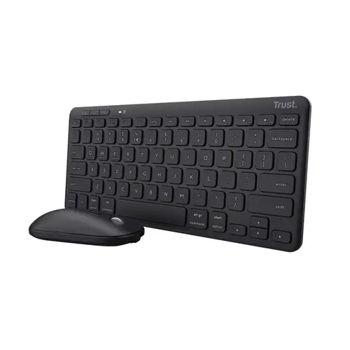 Lyra teclado Ratón incluido Hogar Bluetooth QWERTY Español Negro - Imagen 1