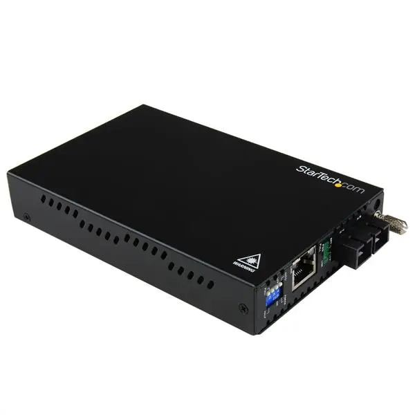Conversor de Medios Gigabit Ethernet a Fibra Multi Modo Conector SC - 550m