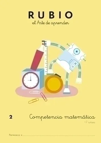 CUADERNO RUBIO A4 COMP.MATEMATICAS 2 - Pack de 5 unidades
