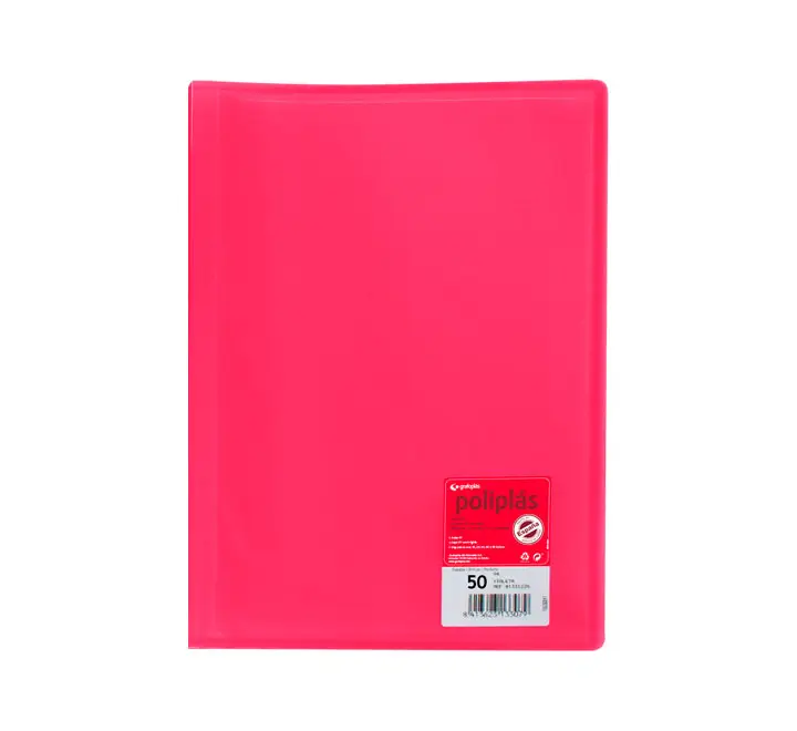 CARP. 50F POLIPLAS GRAFOPLAS A4 PP FUCSIA 01351254