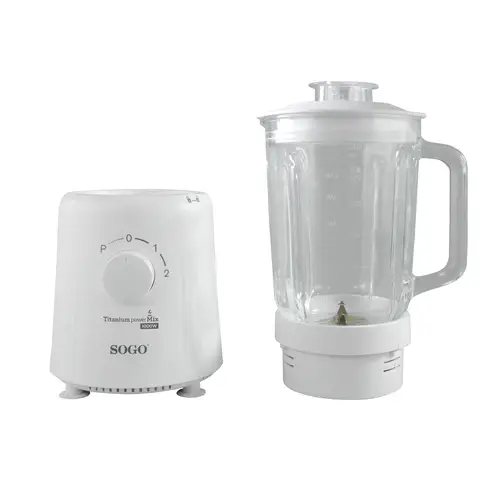 BAT-SS-5575 licuadora 1,5 L Batidora de vaso 1000 W Blanco - Imagen 3