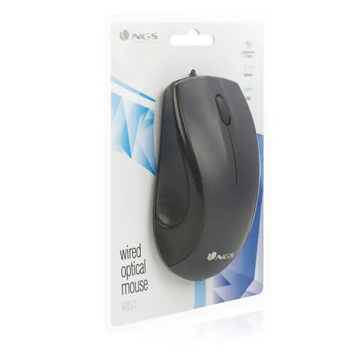 Black Mist ratón mano derecha USB tipo A Óptico 800 DPI - Imagen 6