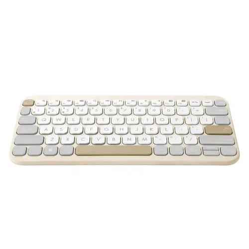 TECLADO ASUS KW100 INNALAMBRICO QWERTY BEIGE - Imagen 2