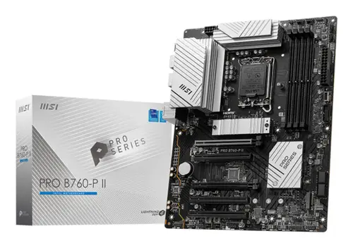 PRO B760-P II placa base Intel B760 LGA 1700 ATX - Imagen 1