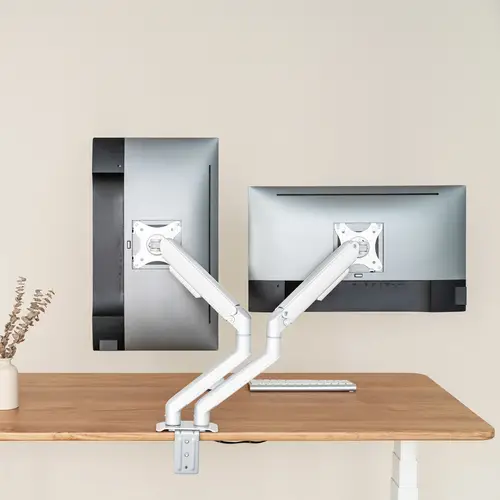 DB4132TNR-W soporte para monitor 81,3 cm (32") Abrazadera/Atornillado Blanco - Imagen 5