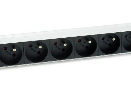 333313 unidad de distribución de energía (PDU) 8 salidas AC 1U Negro, Plata - Imagen 3