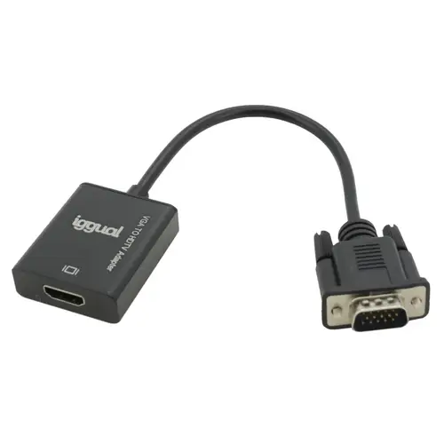 Adaptador VGA a HDMI + audio + microUSB - Imagen 2