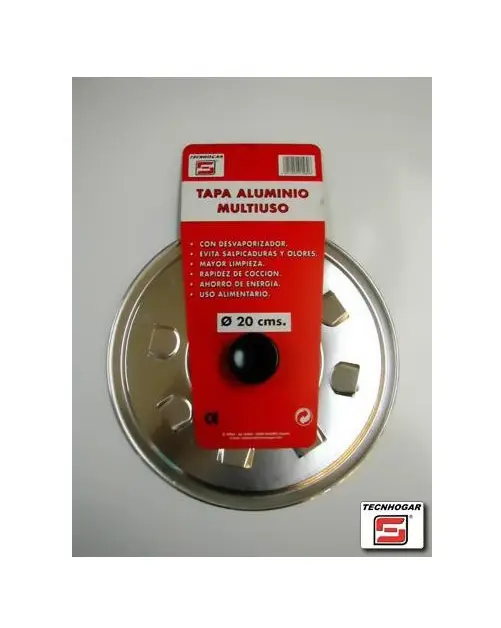 01580 tapa para alimentos Aluminio Alrededor Tapa para boles